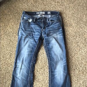 Men’s buckle jeans aiden style 27r bootleg